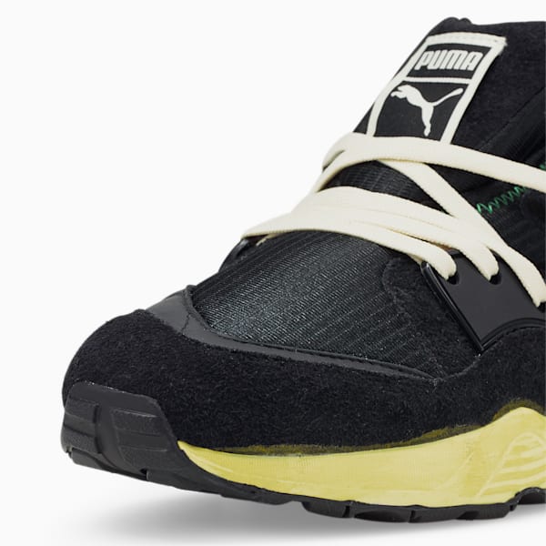 Blaze of Glory The NeverWorn Sneakers, Puma Black-Whisper White-Mellow Yellow, extralarge