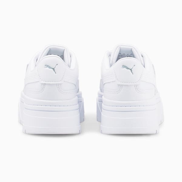 ウィメンズ メイズ スタック レザー スニーカー, Puma White, extralarge-JPN