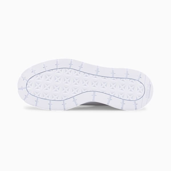 Mayze Stack Leather Sneakers Women, Puma White, extralarge