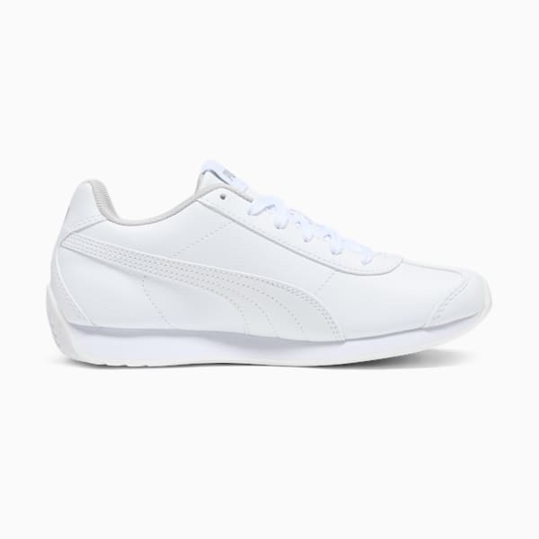 Chaussures Turin 3 Enfant et Adolescent, Puma White-Puma White, extralarge