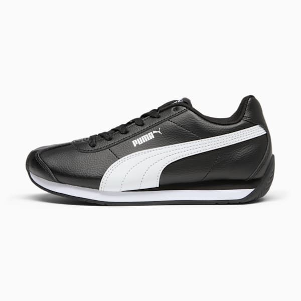 Chaussures Turin 3 Enfant et Adolescent, Puma Black-Puma White, extralarge