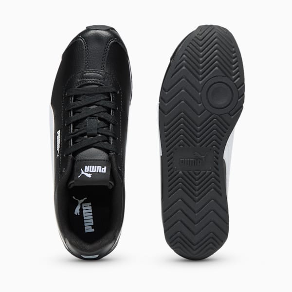 Chaussures Turin 3 Enfant et Adolescent, Puma Black-Puma White, extralarge