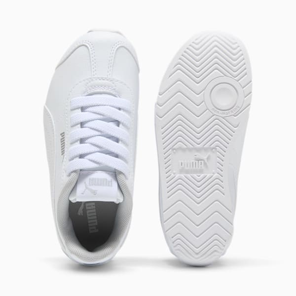 Tenis infantiles Turin 3 AC, Puma White-Puma White, extralarge