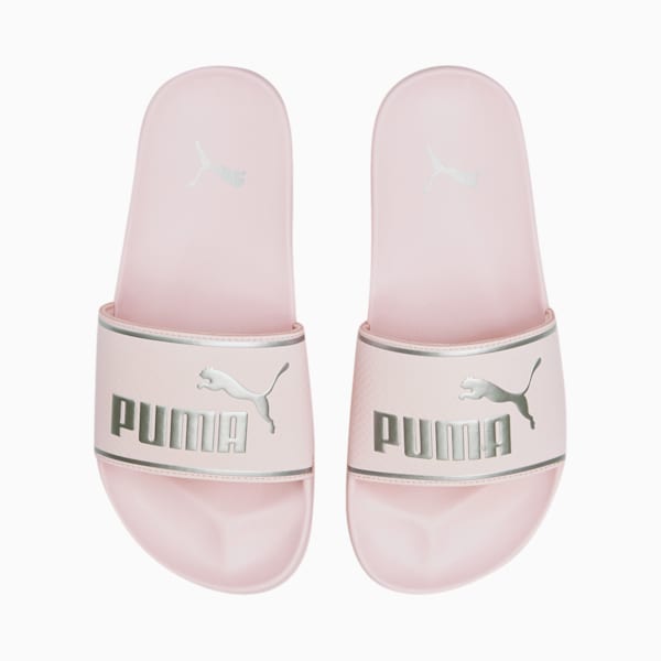 Leadcat 2.0 Slides Big Kids, Chalk Pink-Puma Silver, extralarge