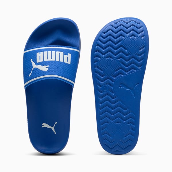 Leadcat 2.0 Slides Big Kids, Vivid Blue-PUMA White, extralarge