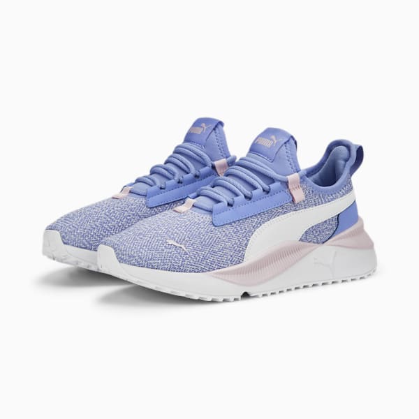 Pacer Easy Street Youth Sneakers, Intense Lavender-PUMA White-Pearl Pink, extralarge-IND