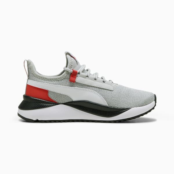 Pacer Easy Street Sneakers Big Kids, Cool Light Gray-PUMA White-Red Fire, extralarge