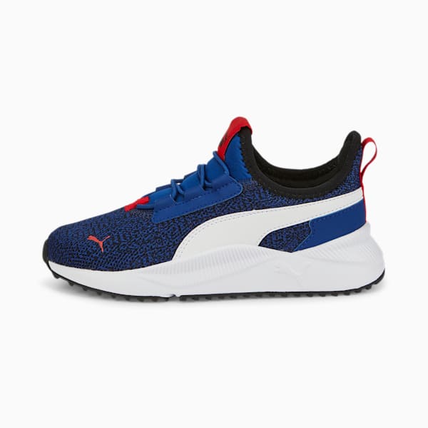 Pacer Easy Street AC Little Kids' Shoes, Blazing Blue-Puma White-High Risk Red