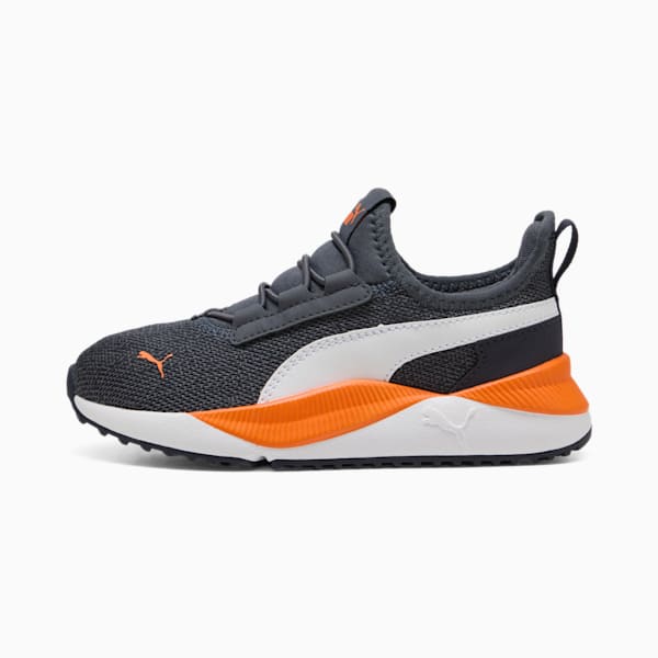 Tenis infantiles Pacer Easy Street AC, Galactic Gray-PUMA White-Orange Glo, extralarge