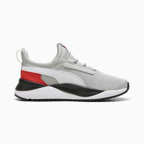 Pacer Easy Street AC Little Kids' Shoes, Cool Light Gray-PUMA White-Red Fire, extralarge