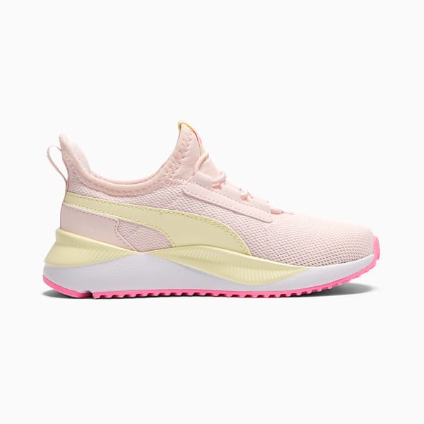 Pacer Easy Street Little Kids' Easy On Sneakers, Jasmine Flower-Gold Moon-Pink Pixel, extralarge