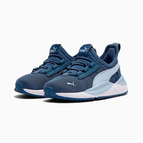 Pacer Easy Street Toddler Shoes, Dark Indigo-Haute Tropic-PUMA White, extralarge