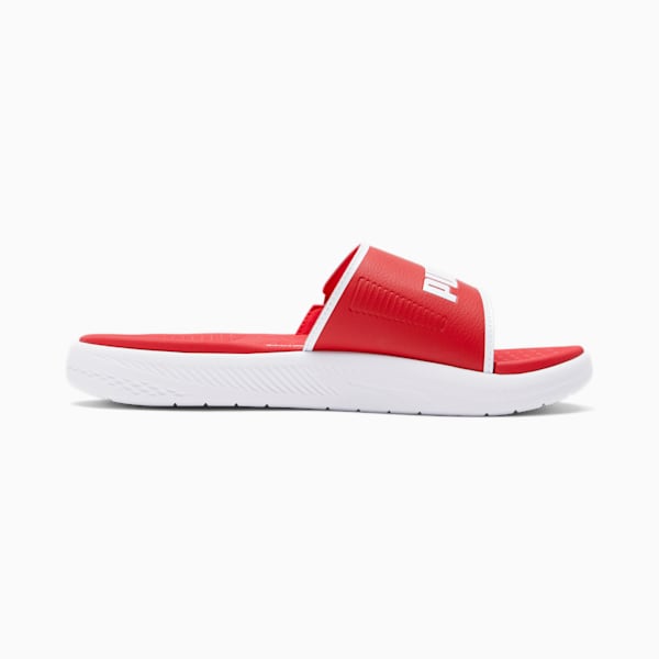 Canada Softride Slides, High Risk Red-Puma White, extralarge