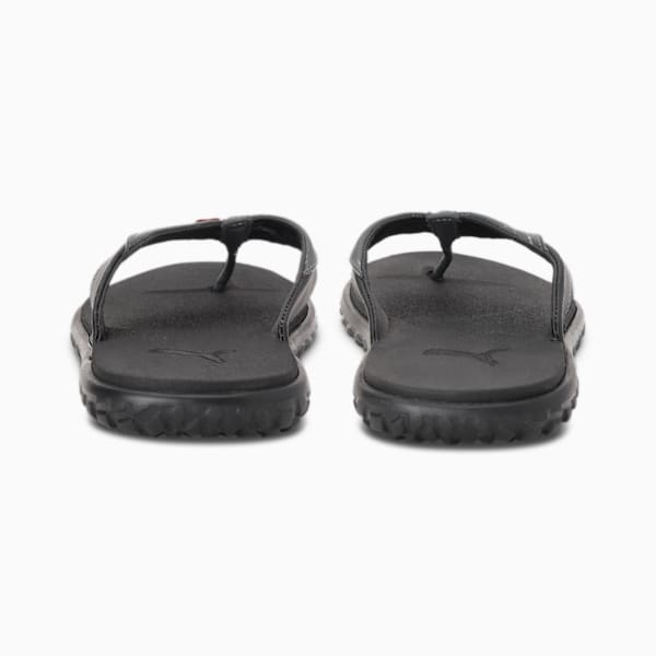 Galaxy Comfort V2  Flip Flops, Puma Black-Dark Shadow-High Risk Red, extralarge-IND