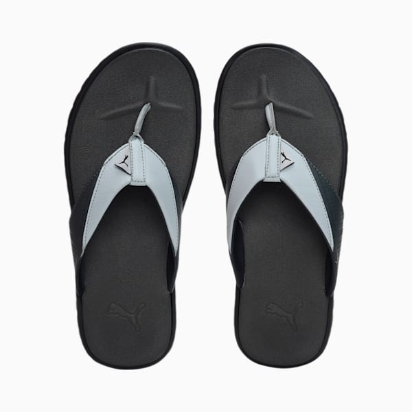 Galaxy Comfort V2  Unisex Flip Flops, Dark Shadow-Quarry-Puma Black, extralarge-IND