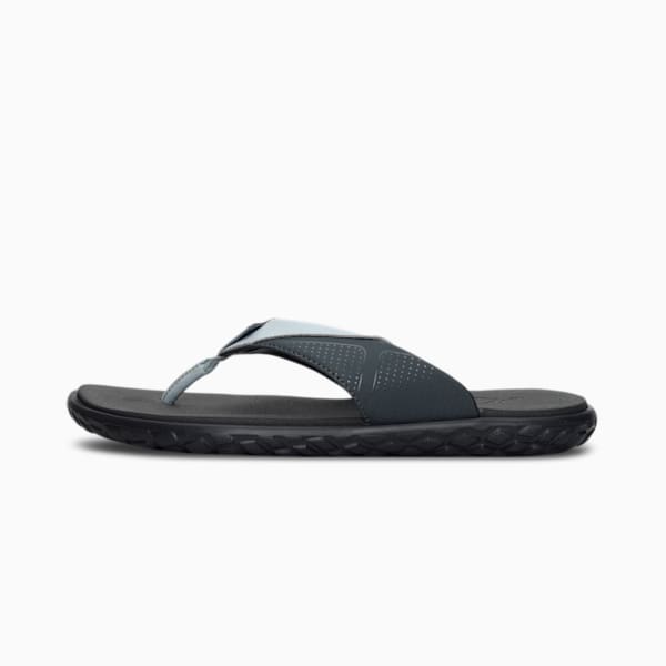Galaxy Comfort V2  Unisex Flip Flops, Dark Shadow-Quarry-Puma Black, extralarge-IND