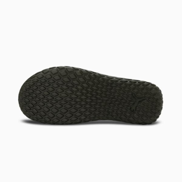 Galaxy Comfort V2  Unisex Flip Flops, Burnt Olive-Puma Black, extralarge-IND