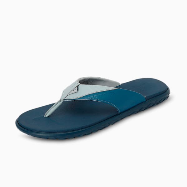 Galaxy Comfort V2  Unisex Flip Flops, Quarry-Dark Denim, extralarge-IND