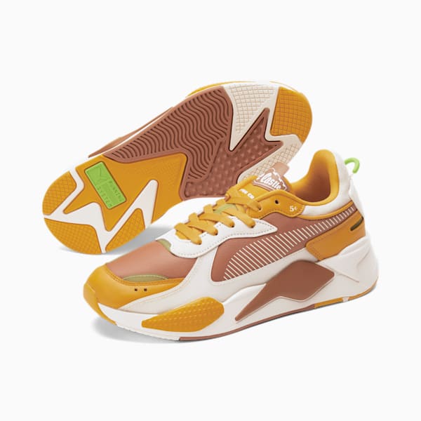 PUMA x WHITE CASTLE RS-X Men's Sneakers, Mocha Bisque-Sunflower, extralarge