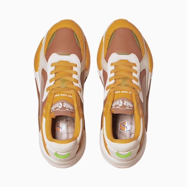 PUMA x WHITE CASTLE RS-X Men's Sneakers, Mocha Bisque-Sunflower, extralarge