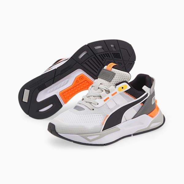 Mirage Sport Tech Sneakers Big Kids, Puma White-Puma Black-CASTLEROCK
