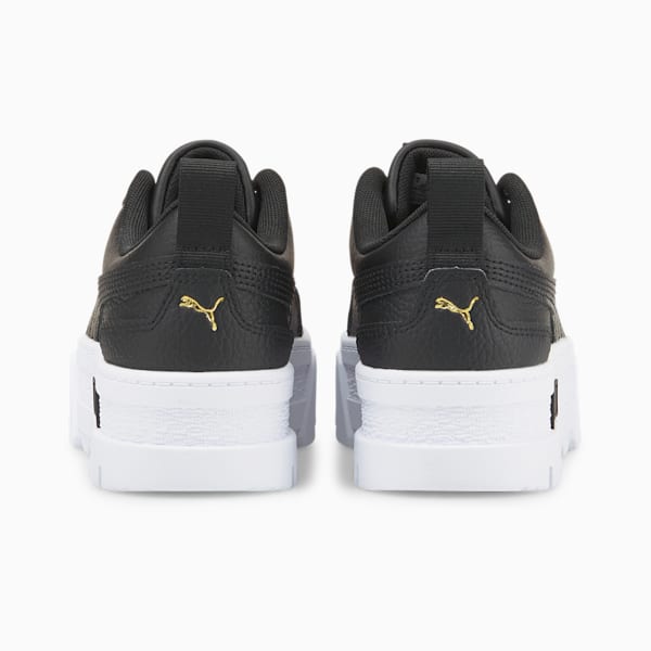 Chaussures Mayze Leather Jeune, Puma Black-Puma Team Gold, extralarge