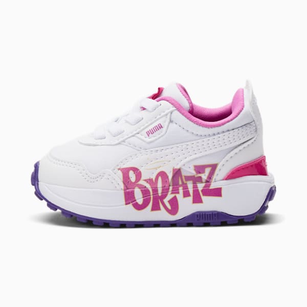 PUMA x BRATZ Cruise Rider Toddler Shoes, Puma White-Spring Crocus, extralarge