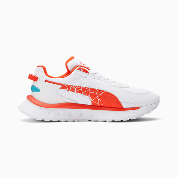 PUMA x Kool-Aid Wild Rider Men's Sneakers, Puma White-Grenadine, extralarge