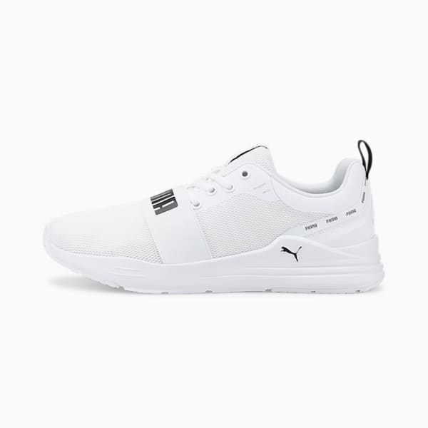 Wired Run Signature Unisex Sneakers, Puma White-Puma Black, extralarge-IND
