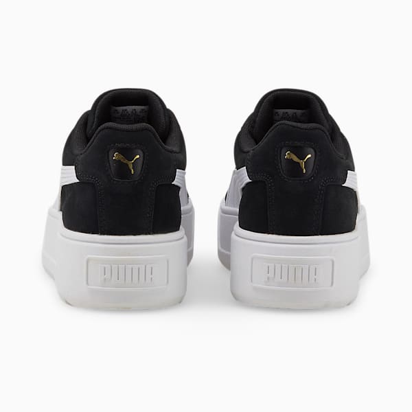 Karmen Women's Trainers, Puma Black-Puma White-Puma Team Gold, extralarge-GBR