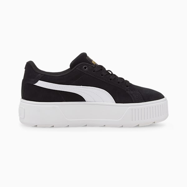 Karmen Women's Trainers, Puma Black-Puma White-Puma Team Gold, extralarge-GBR