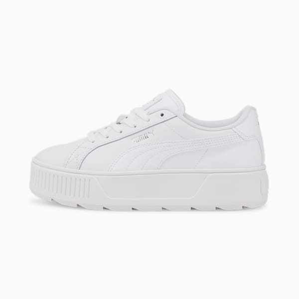 ウィメンズ カルメン L スニーカー, Puma White-Puma White-Puma Silver
