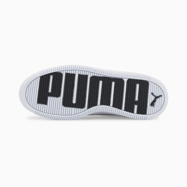 ウィメンズ リリィ プラットフォーム レザー スニーカー, Puma White-Puma White-Puma Black, extralarge-JPN