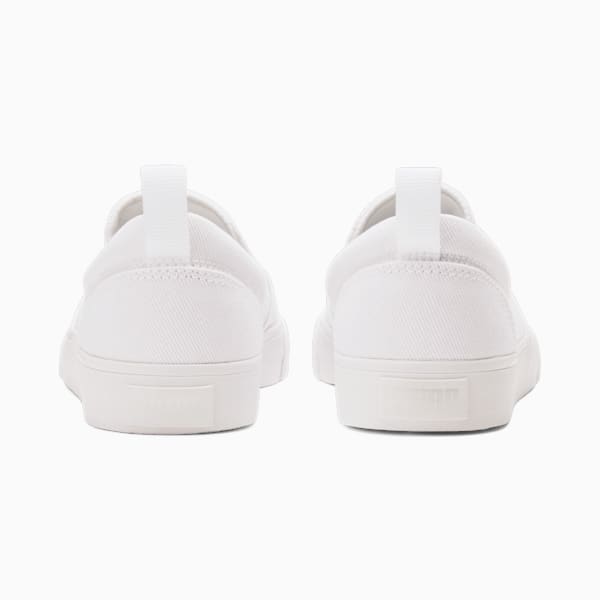 Bari Slip-On Comfort Women's Shoes, Puma White-Puma Silver, extralarge