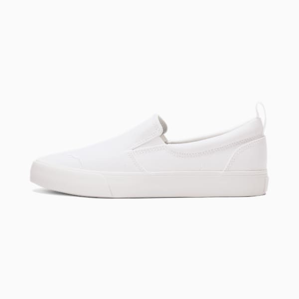 White slip on shoes discount