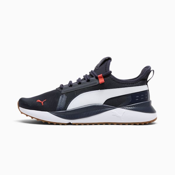 Pacer Future Street Plus Men's Sneakers, New Navy-PUMA White-Red Fire, extralarge