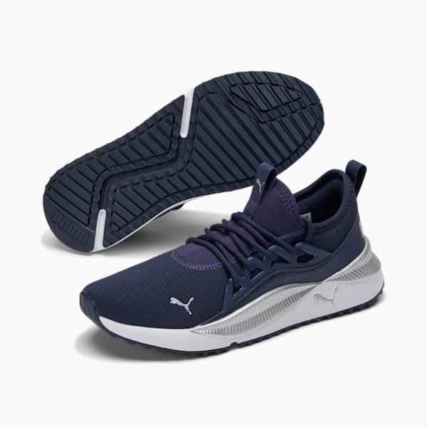 Tenis para mujer Pacer Future Lux, Peacoat-Puma Silver, extralarge