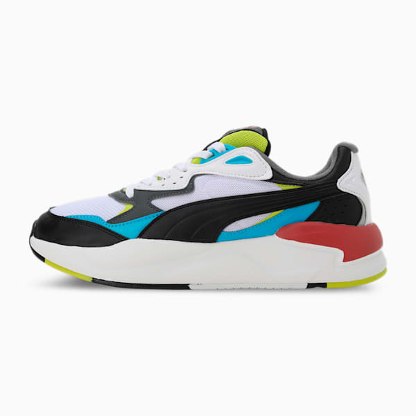 X-Ray Speed Sneakers, PUMA White-PUMA Black-Speed Blue, extralarge-IND