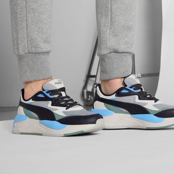 Tenis X-Ray Speed, Cool Light Gray-New Navy-Green Moon, extralarge