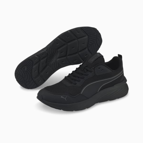 Supertec Zero Men's Sneakers, Puma Black-Dark Shadow, extralarge-IDN