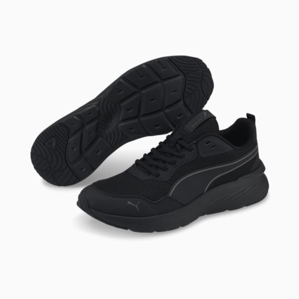 Supertec Zero Men's Sneakers, Puma Black-Dark Shadow, extralarge-IND