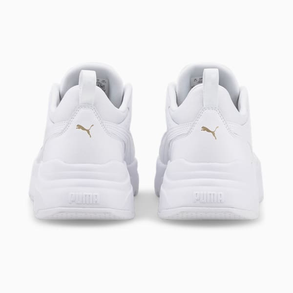 Cassia Women's Trainers, Puma White-Puma White-Puma Team Gold, extralarge