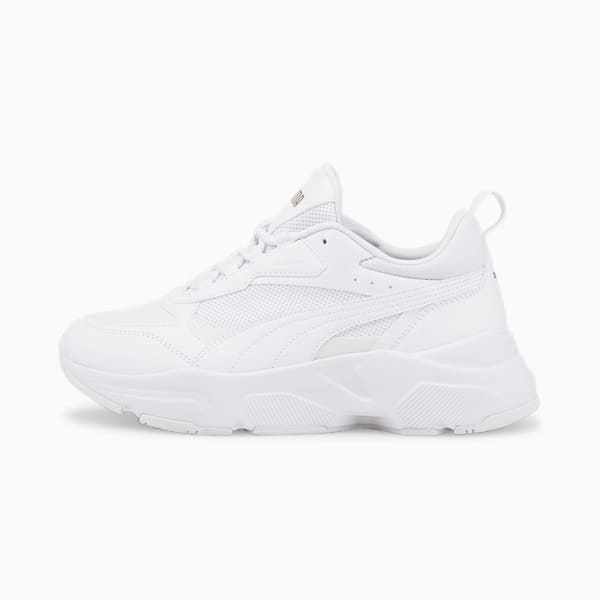Cassia Women's Trainers, Puma White-Puma White-Puma Team Gold, extralarge-GBR