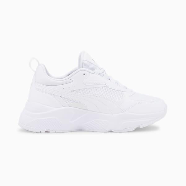 Cassia Women's Sneakers, Puma White-Puma White-Puma Team Gold, extralarge-IND