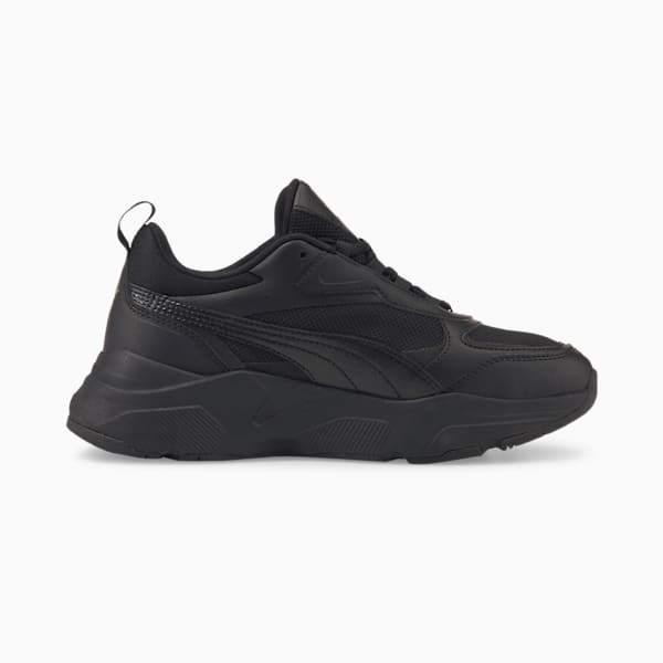 Cassia Women's Trainers, Puma Black-Puma Black-Puma Team Gold, extralarge
