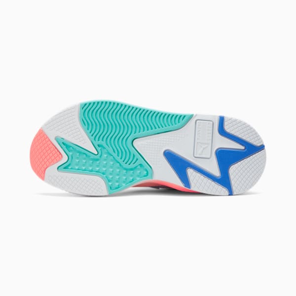 Zapatos deportivos RS-X Fade para mujer, Puma White-Peach Parfait-Bluemazing