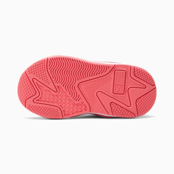 RS-X Flower Aura 2 Toddler Shoes, Puma White-Paradise Pink-Eggshell Blue, extralarge