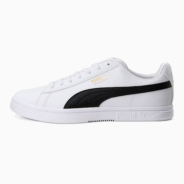 ユニセックス コート スター SL スニーカー, Puma White-Puma Black-Puma Team Gold, extralarge-JPN