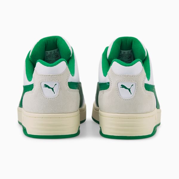 Slipstream Lo Retro Men's Sneakers, Puma White-Amazon Green