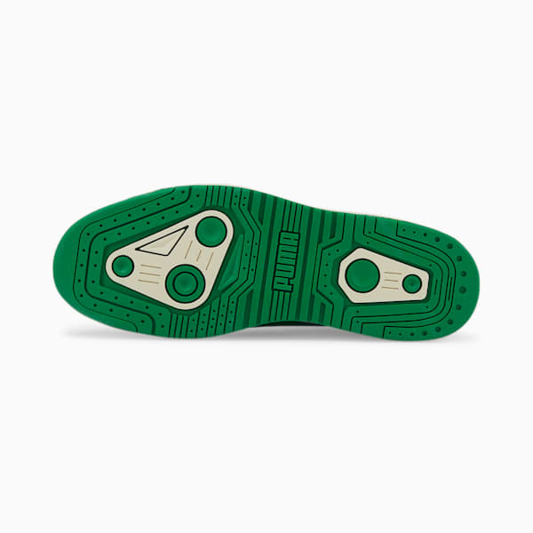 Slipstream Lo Retro Trainers, Puma White-Amazon Green, extralarge